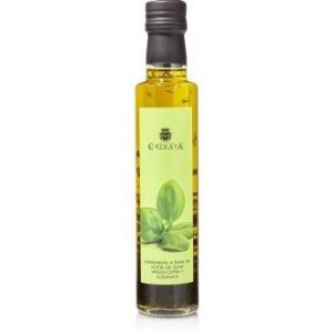 Aceite de Oliva Virgen Extra con Albahaca La Chinata en Botella de Cristal 250ml